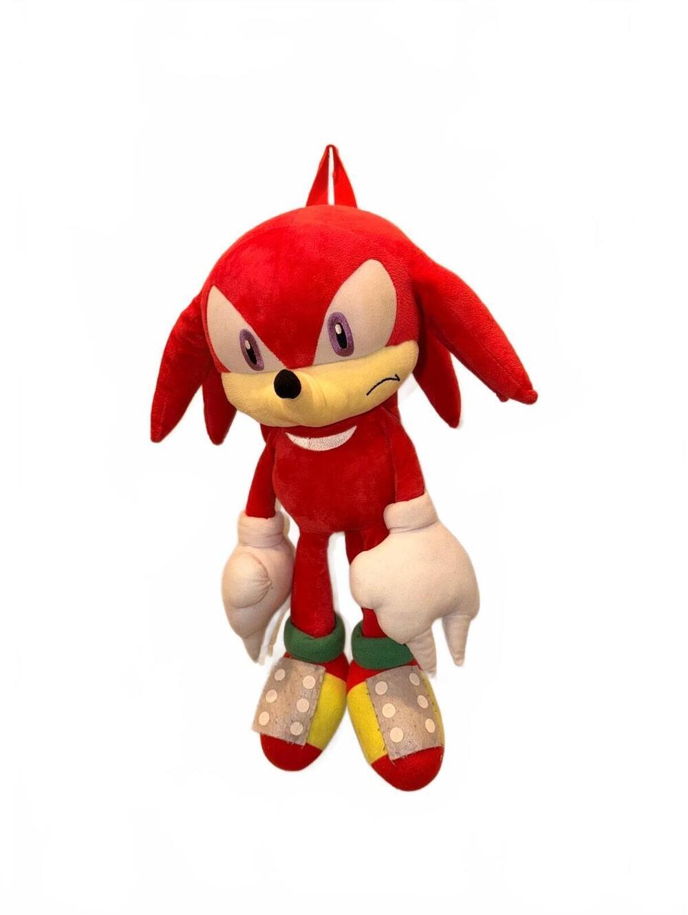 Sonic the Hedgehog Knuckles Plush Backpack Red SEGA Licensed Kids